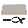 thumbnail image 1 of Hard Drive Enclosure, SSD Enclosure Adapter Stable Lightweight 30MB/S Ultra Thin  For Computer Grey, 1 of 8