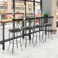 thumbnail image 4 of Homy Casa 30 Inch Swivel Bar Stools Set of 4 with Padded Cushioned Seats Suitable for Bar Bistro, Kitchen island, 4 of 13
