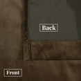 thumbnail image 6 of Wisewater 2 Panels Velvet Curtains Grommet Curtains Luxury Drapes, Light Blocking Curtain, Coffee, 52x84 inch, 6 of 10