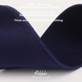 thumbnail image 2 of Cinta Decorativa Ribbli de Terciopelo Azul Marino con Alambre 6,35 cm x Rollo de 9,1 m, 2 of 4