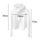 thumbnail image 5 of Camisa de protección solar con capucha para mujer Yuyangstore Camisa de enfriamiento elástica con cremallera completa, 5 of 8