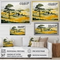 thumbnail image 4 of Designart "Yellow And Green Pastoral Bold horizon III" Modern Floater Framed Wall Decor, 4 of 7
