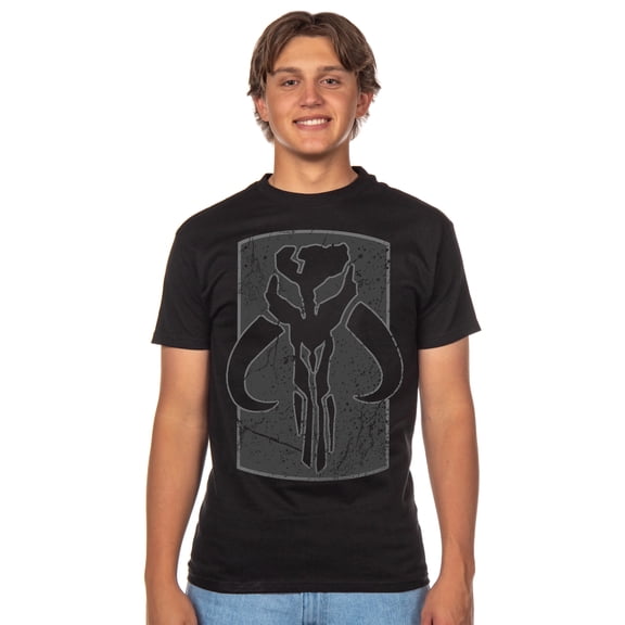 Star Wars T-Shirt The Mandalorian Crest Short Sleeve Graphic Top