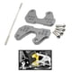 thumbnail image 3 of Estriberas traseras MagiDeal, soporte de elevación trasera para Yamaha R3 R25 MT03 Titanio, 3 of 8