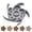 grey, variant on KawiwiSlow Feeder Dog Bowl Insert, Wave Spiral Flower Maze Design, Detachable Washable Food Grade PP ABS Silicone, Anti-Bloat Slow Feeder for Small Medium Large Pets（grey）