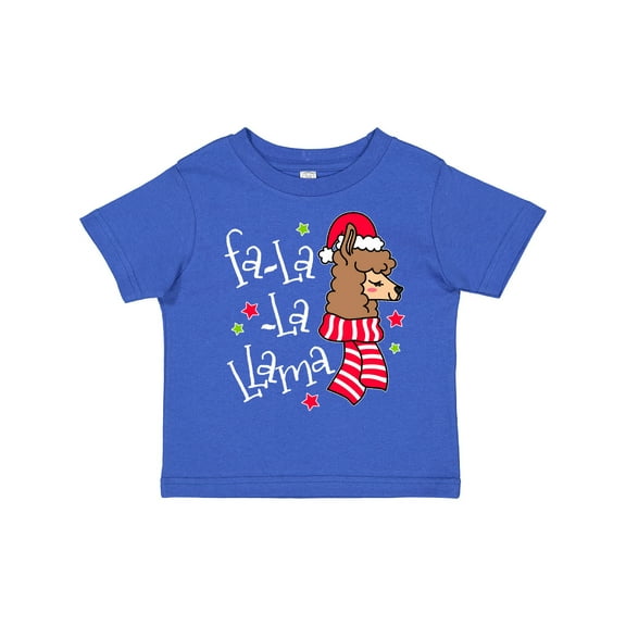 Inktastic Christmas Llama Boys or Girls Toddler T-Shirt