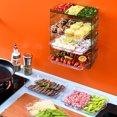thumbnail image 4 of CAROOTU Multi-Layer Serving Tray Drawer Type Kitchen Food Veg Organizer Holder with Removable Tray Plate, 4 of 6