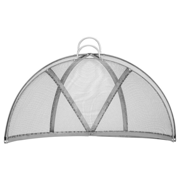 40" Fire Pit Spark Screen Lid, Stainless Steel Round Cover for Outdoor Fire Pits, Easy-Open Mesh Guard for Patio/Backyard – Durable & Rust-Resistant