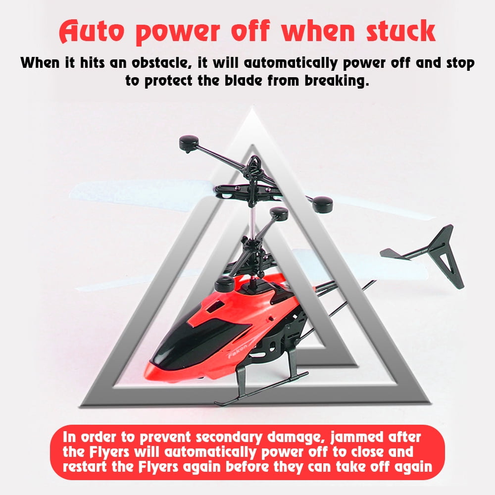 EASTIN Drone Helicopter 2 Channel Helicopter Copter Outdoor Toys Remote Control Plane Blue