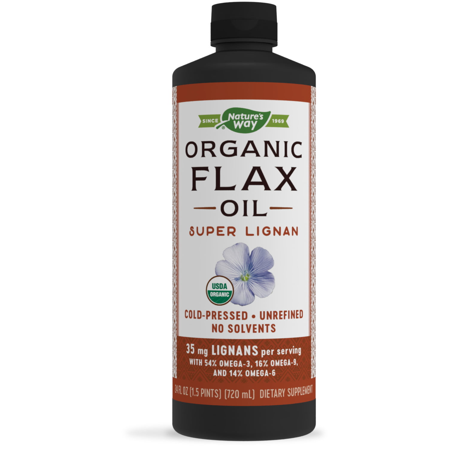 Nature's Way Organic Flax Oil Super - Walmart.com