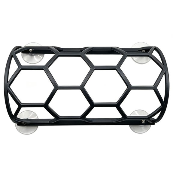 Jkung Reptile Honeycomb Climbing Shelf, Suction Cup Snake Tunnel Hide, Rest Platform for Ball Python, Lizard, Bearded Dragon, Gecko Terrarium Accessories