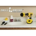thumbnail image 6 of Drillbrush Yellow Medium Drill Brush Shower Cleaner - Bathroom Accessories - Cleaning Supplies -  Bathtub - Bath Mat - Sink - Bidet - Grout Cleaner, 6 of 7