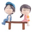 thumbnail image 2 of Pareja en miniatura de jardín accesorio de decoración maravilloso y agradable Silla de pareja en miniatura para niños para mini jardín ANGGREK Otros, 2 of 8