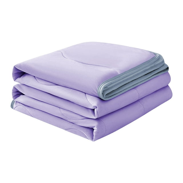 Blankets and Throws Comforter Queen Size Blankets for Hot Sleepers and Night Blue Summer Comforter for Queen Size Bed Breathable Soft Lightweight Smooth