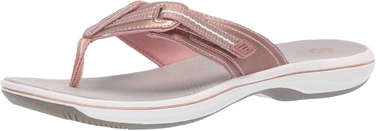 clarks jazz flip flops