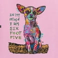 thumbnail image 2 of Dean Russo In My Mind Dog Lover Men's Graphic T-Shirt, Light Pink, X-Large, 2 of 6