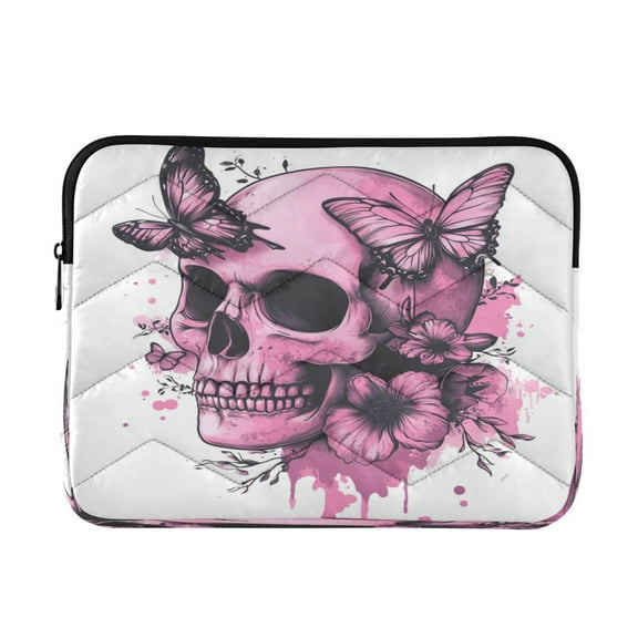 Laptop Bag Briefcase Computer Inner Bag Computer Bag Laptop Sleeve Case for Work Travel School Pink Skull