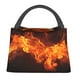 thumbnail image 1 of Fotbe Fiery Orange Flames Energy Bolsa Térmica Portátil con Estampado, Bolsa de Entrega de Alimentos Aislada, Bolsa Reutilizable de Gran Capacidad para Comidas y Supermercado, 1 of 6