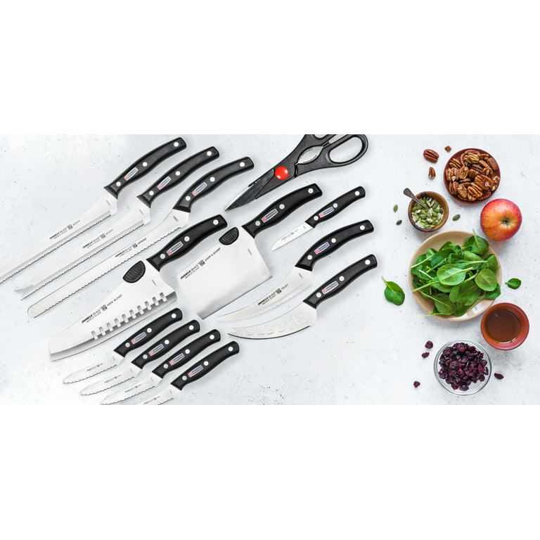 Miracle Blade World Class 18 Piece Knife Set, Kitchen Knives with Wood  Block 