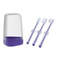 thumbnail image 2 of Small Dog Toothbrush, Silicone Cat Toothbrush 3 Pieces  for Home, 2 of 7