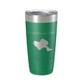 thumbnail image 1 of Little Orange Lake Map Tumbler Travel Mug Insulated Laser Engraved Coffee Cup Florida 20 oz Green, 1 of 1