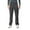 Gray, variant on gbyLJF Mens Windbreaker Pants Outdoor Hiking Solid Color Trousers Fleece Thickened Zipper Bottom Pants with Multi-Pockets