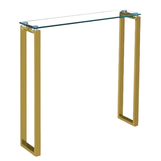 Plata Décor Import Inc Small Console Table in Gold