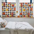 thumbnail image 5 of Maple Leaf Sheer Curtains for Living Room Bedroom, Fall Leaves Light Filtering Sheer Curtain Rod Pocket Voile Window Treaments Drapes, 52 x 54 Inches, 5 of 9