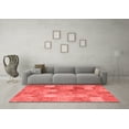 thumbnail image 3 of Ahgly Company Indoor Square Patchwork Red Transitional Area Rugs, 8' Square, 3 of 4