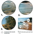 thumbnail image 3 of Designart "Seaside Escape Beach Photo" Nautical & Beach Metal Wall Decor Set, 3 of 5