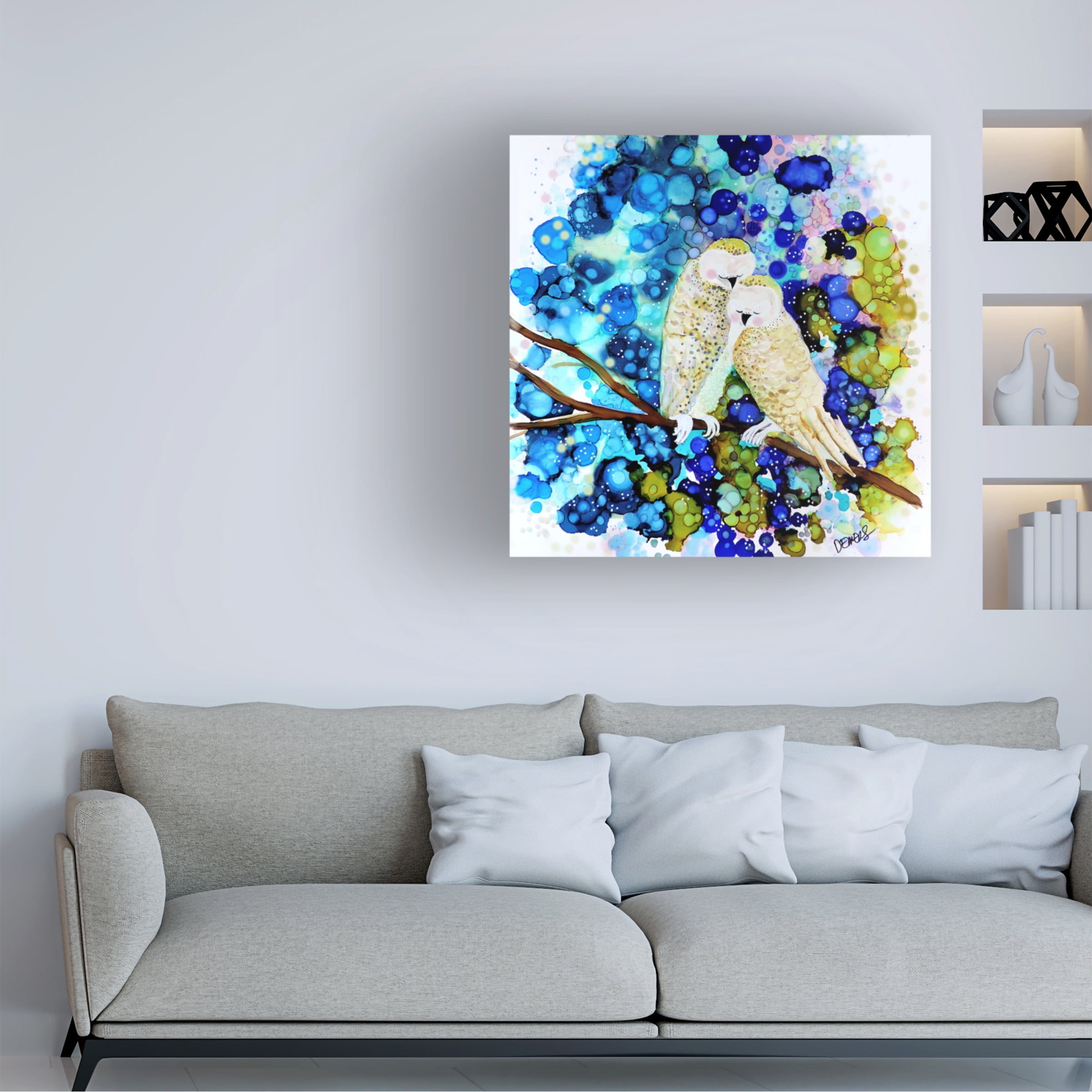 Sylvie Demers 'Nous Deux' Canvas Art