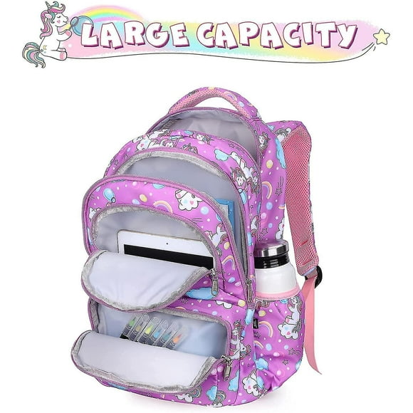 School Backpack School Bag For Girls Unicorn Backpackstudent Book Bag Lightweight Travel Daypack For Kids Girls