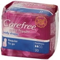 thumbnail image 4 of CAREFREE Acti-Fresh Body Shape Regular To Go Pantiliners, Unscented 20 ea, 4 of 4