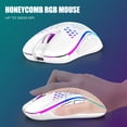 thumbnail image 4 of Combo de teclado y ratón inalámbricos RedThunder K84 White, 4 of 7
