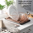 thumbnail image 4 of Kitchen Details Geode Dish Rack in Copper, 4 of 5