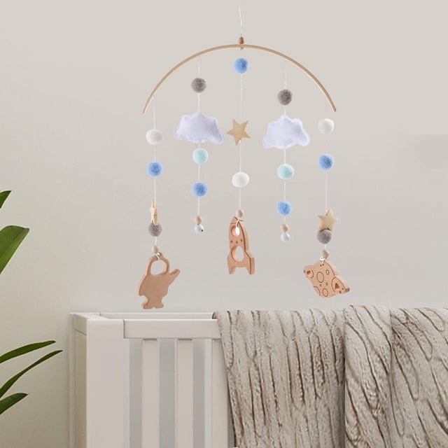 Sonajeros móviles universales para bebés, juguetes, colgador de caja de música para pequeños Estilo A Hugo campana de cama