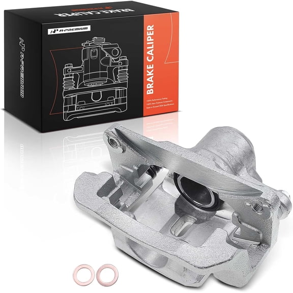 A-Premium Disc Brake Caliper Assembly with Bracket Compatible with Select Subaru Models - B9 Tribeca 2006-2007, Tribeca 2008-2014, H6 3.0L, H6 3.6L - Rear Right Passenger Side