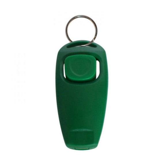 Pet Dog Training Tool Multi Colors Optional Dogs 2 in 1 Clicker Whistle Training Supplies