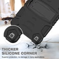 thumbnail image 4 of XYX Case for Samsung Galaxy Tab A 8.0 inch (SM-T290/SM-T295), Dual Layer Slim Heavy Shockproof Rugged Protective Cover Case with Kickstand (Black), 4 of 7