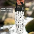 thumbnail image 4 of 30 oz Penguin Tumbler with Handle Christmas Gifts for Penguin Lover 30oz Stainless Steel Travel Cup Mug Water Bottle, 4 of 6