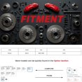 thumbnail image 3 of Funire Front Brake Pads And Rotors Kit Vented Compatible with Nissan Altima 2002 2003 2004 2005 2006 Anti-rust Drilled Slotted Brakes Rotors Ceramic Brake Pads 11.6in295.9mm, 3 of 7
