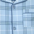 thumbnail image 4 of Sleep On It Boys 2-Piece Milky Jersey Short-Sleeve Button Down Collared Coat Pajama Set - Plaid , 8-10, 4 of 4