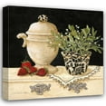 thumbnail image 1 of Charlene Olson 26x26 Gallery Wrapped Canvas Wall Art Titled - Strawberry Still Life, 1 of 4