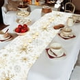 thumbnail image 6 of Christmas Table Runner Xmas Snowflakes Dining Table Farmhouse Christmas Decorations Winter Table Runner Indoor Home Decor 13x72 Inch, 6 of 8