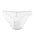thumbnail image 2 of Long Underwear Women Women's Sheer Lace Underwear Panties Mesh Lightweight Valentine's Day Casual Underpants Briefs White L, 2 of 3