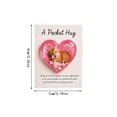 thumbnail image 2 of Cat Memorial Pocket Keepsake Heart Shape Resin Souvenir Pet Remembrance Gift Animal Lover, 2 of 4