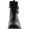 thumbnail image 3 of Kenneth Cole Reaction Womens Salt Biker Faux Leather Block Heel Ankle Boots, 3 of 3