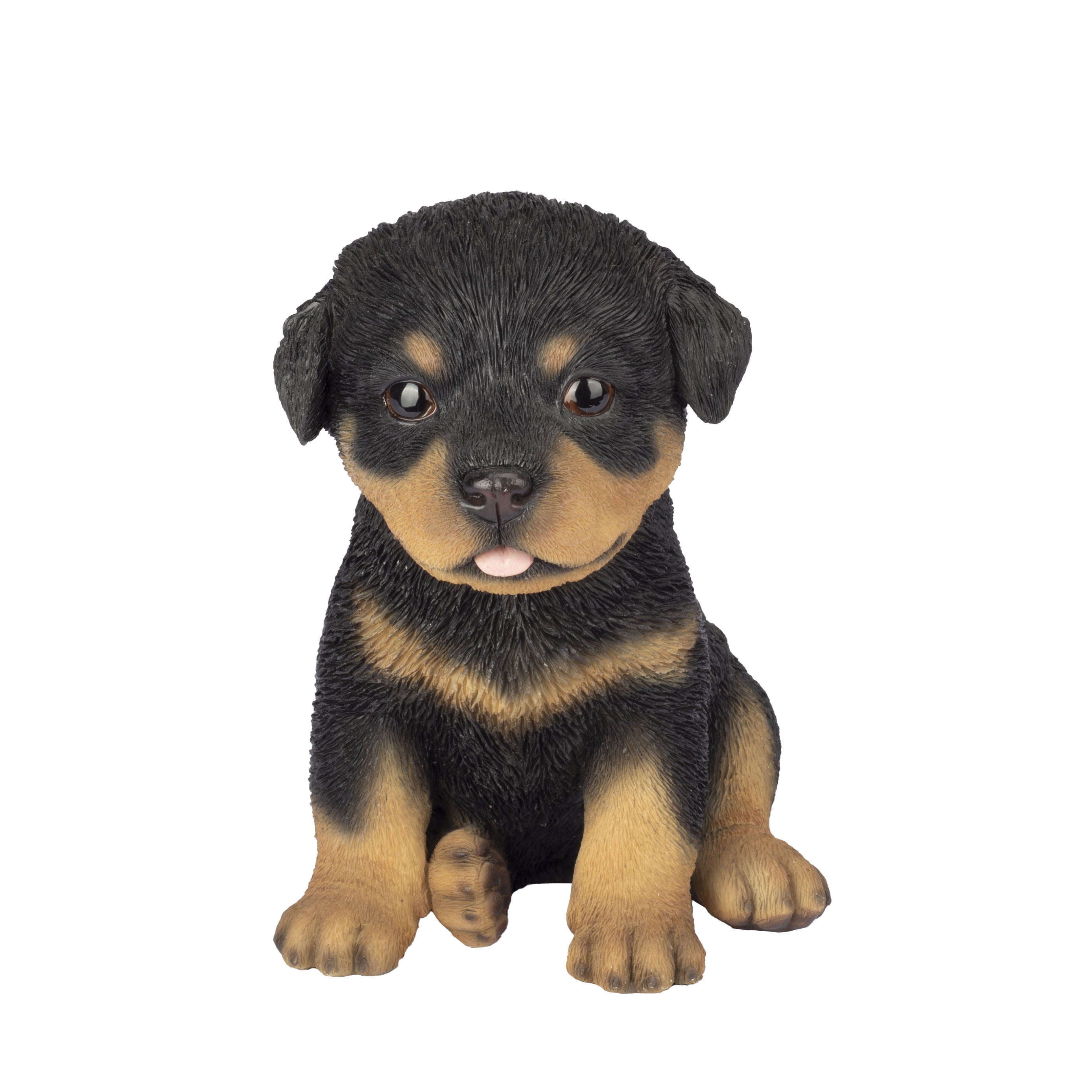 SOREAL Brown Rottweiler | Handpainted Decorative Puppy Statue for Home & Garden Decor | Premium Polyresin Dog Statue | Gift for Dog Lovers | Weather-Resistant Indoor/Outdoor Decor