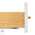 thumbnail image 6 of ARIEL 49" White Bathroom Vanity, 1.5" Edge Pure White Quartz Countertop & Splash, Rectangular Sink, 2 Soft Closing Doors, 9 Full Extension Dovetail Drawers, Toe Kick, Brushed Nickel, 6 of 9