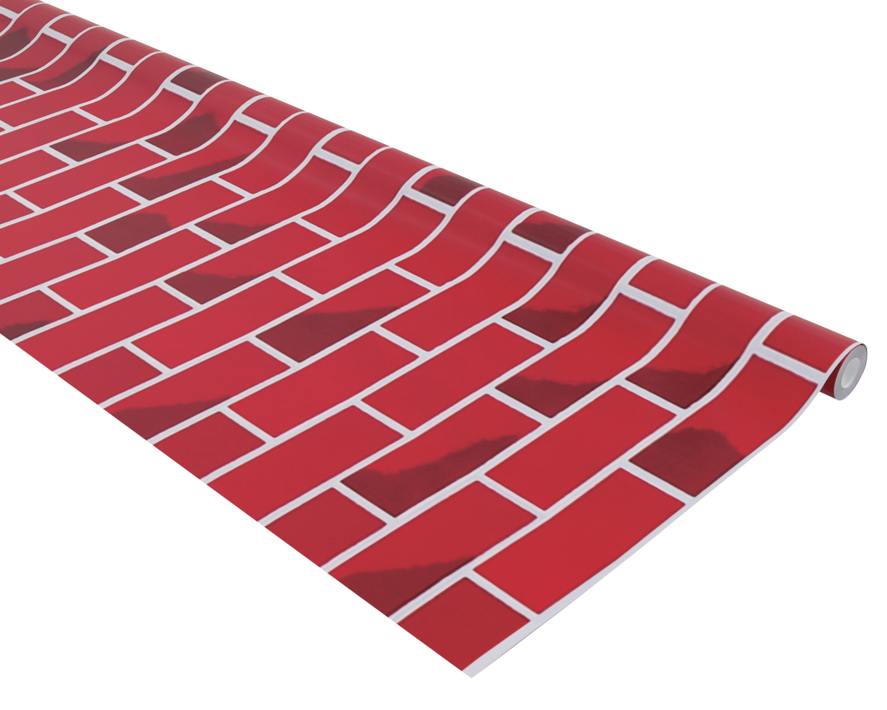 Fadeless Bulletin Board Art Paper, Two- Tone Brick, Red, 48 in x 50 ft roll, color fast, display